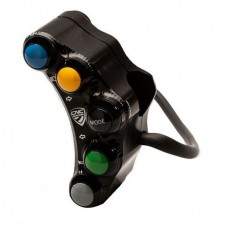 CNC Racing Left Hand Side Billet 7 Button STREET Switch for Latest Ducati's - LONG CABLE VERSION